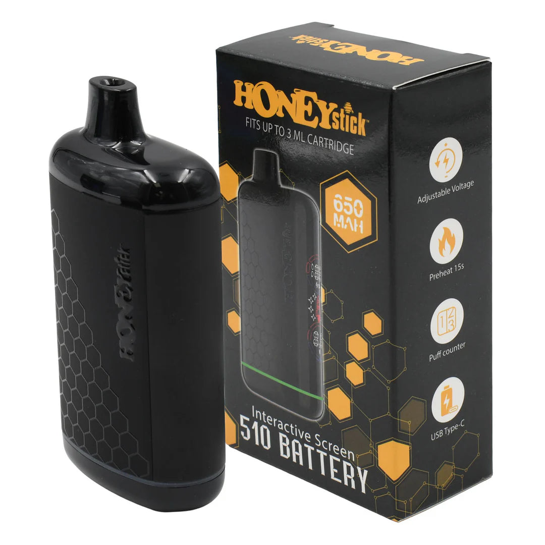 Batería Mod 510 Honey Stick Interactiva 650 mAh (NO INCLUYE CARTUCHOS)