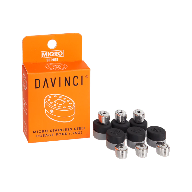 Pods Capsulas dosificadoras Acero Inoxidable Davinci MIQRO